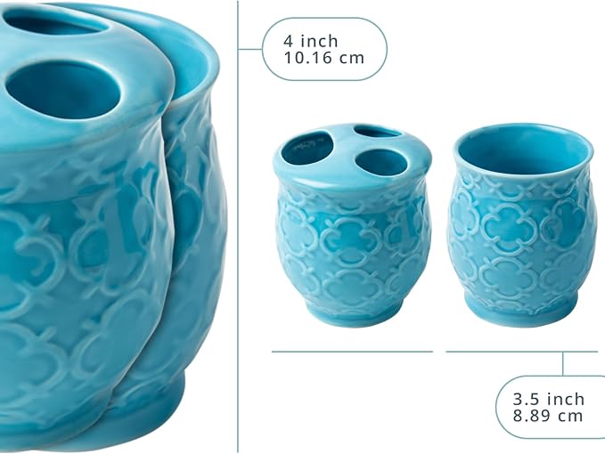 Comfify 4-Piece Bathroom Accessory Set - Image 2