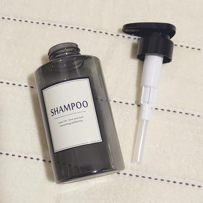 300ml Travel Shampoo Bottles Refillable, Empty Pump Plastic Dispensers 10 oz - Image 5