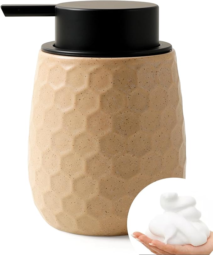 Foaming Soap Dispenser, 12OZ Ceramic Foam Hand Soap Dispenser by ANTISSHOME