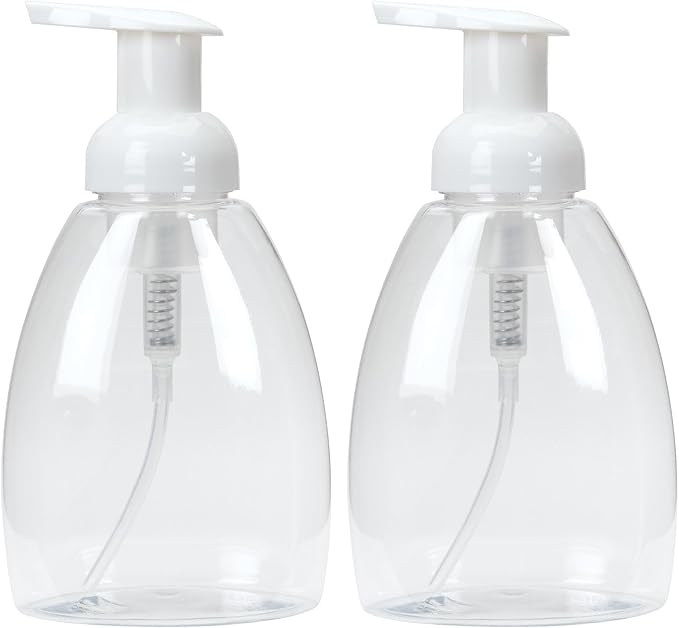Ginger Lily Farms Foaming Soap Dispenser, Refillable Plastic Pump Bottles by GingerLilyFarms