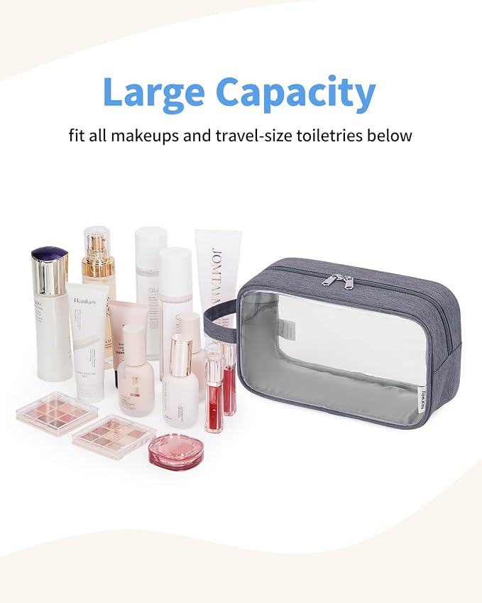 Narwey Travel Toiletry Bag for Women Traveling Dopp Kit Men Travel Bag for - Image 3
