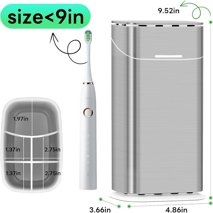 Toothbrush Holders with Cover - Image 2