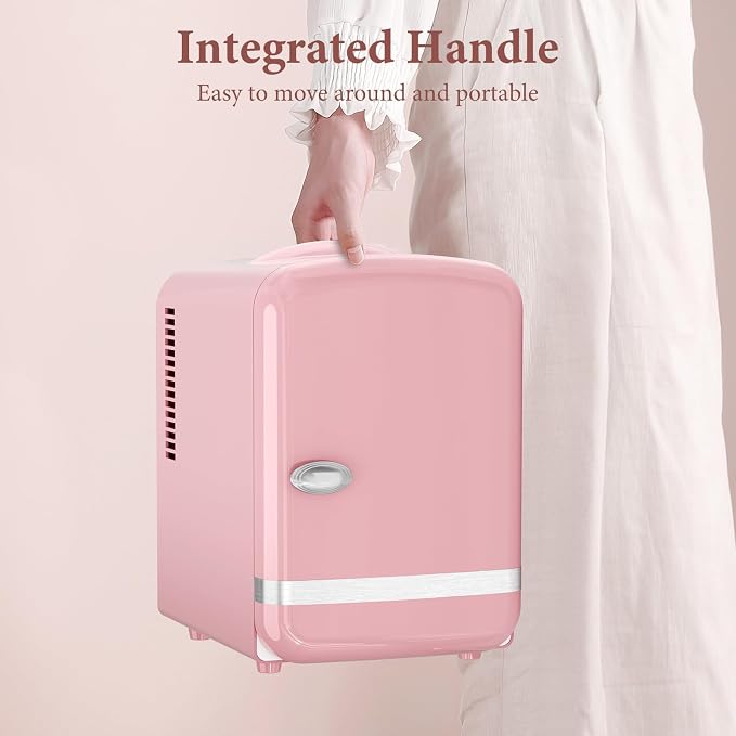 Xbeauty Retro Mini Fridge, Compact Refrigerator - Image 6