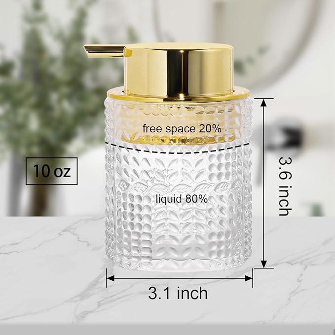 Glass Foaming Soap Dispenser, Foam Dispenser Bottle - Image 6
