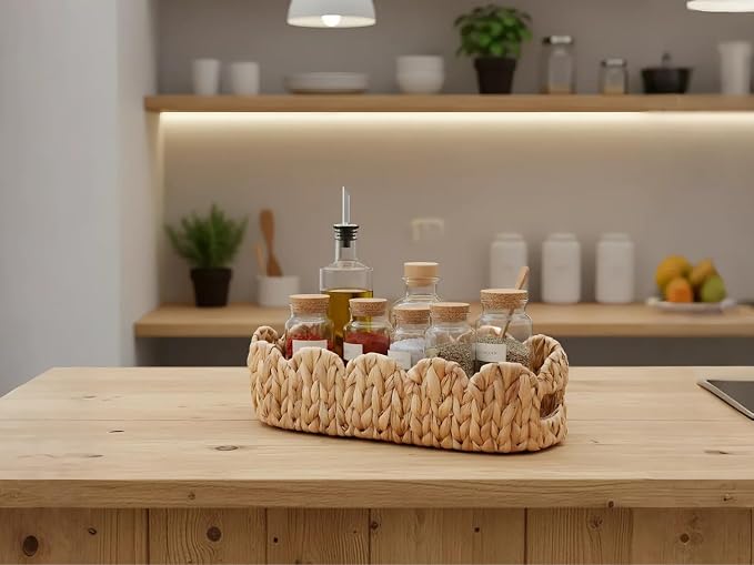 Toilet Tank Basket, Toilet Paper Storage Basket Bathroom Counter Organizer - Image 9