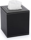 Sumnacon Square Leather Tissue Box Cover by Sumnacon
