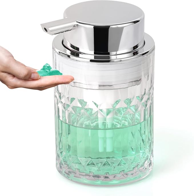Bathroom Glass Soap Dispenser by TOOZFO