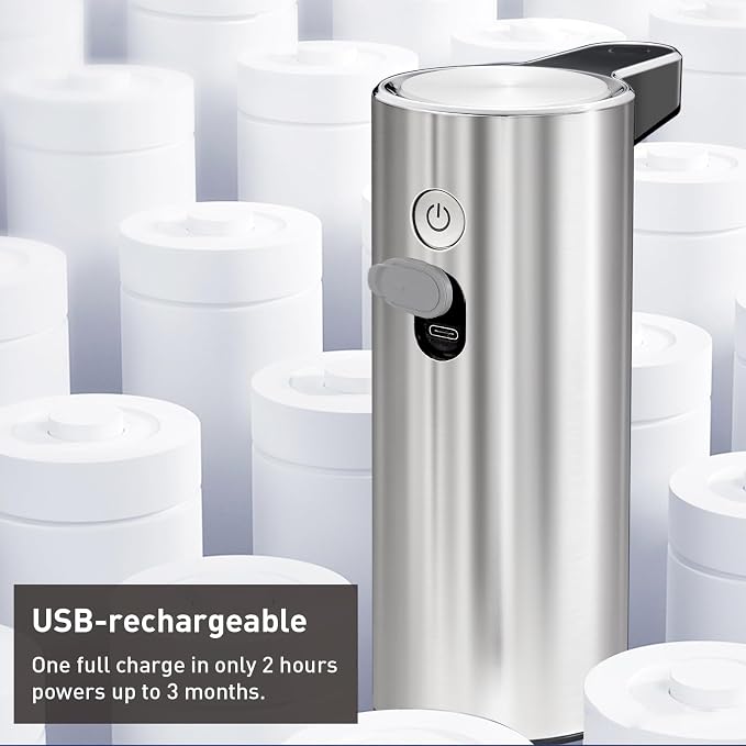 EKO Automatic Foaming Soap Dispenser, Touchless Foam Hand Soap Dispenser - Image 6