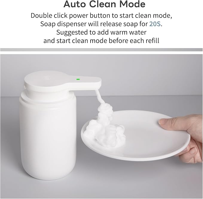 Automatic Foaming Soap Dispenser, Rechargeable Touchless Foam Hand Soap - Image 5