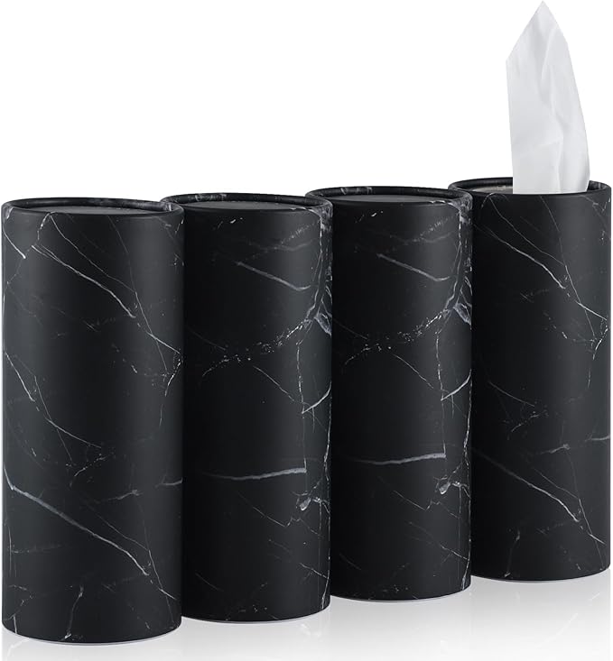 SINGARO Car Tissue Holder, 4 Pack Car Cup Holder Facial Tissues by SINGARO