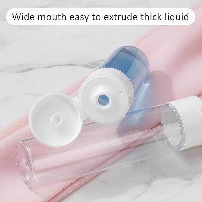 Travel Bottles for Toiletries 9 PCS 3.4oz TSA Approved Travel Size Containers - Image 5