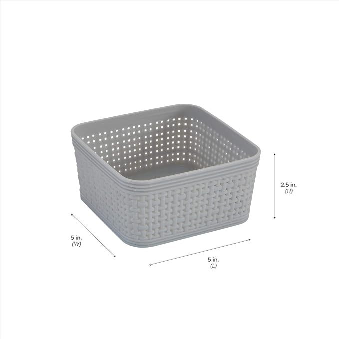 Simplify 10 Piece Organizing Set | Multiple Size Bins | Multipurpose | Office | - Image 9
