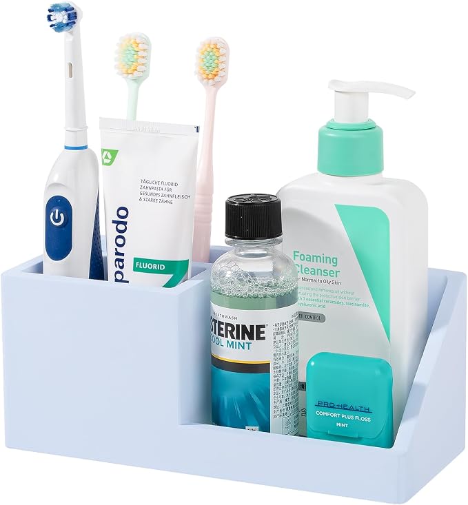 Diatomite Toothbrush Holders for Bathrooms, Quick Dry Electric Tooth Brush and by Heagoale