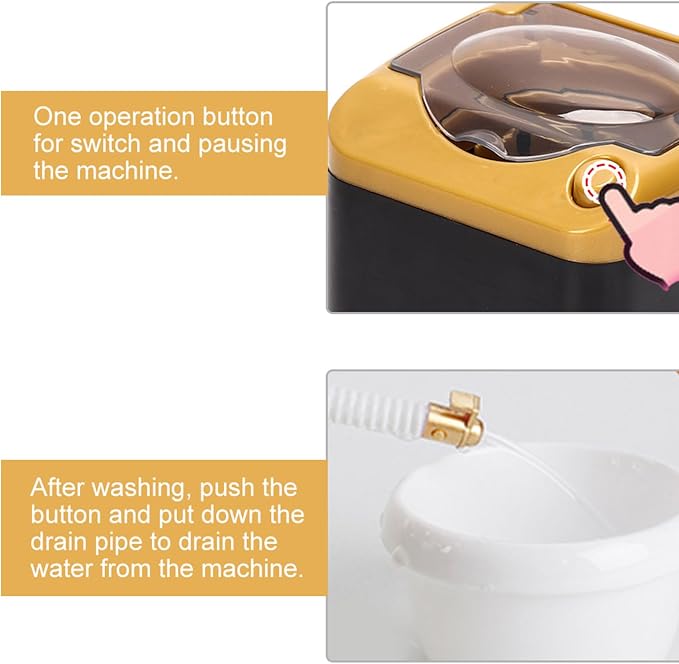 toy working washing Kids Toy Gift Cleansing Children Electric Mini Quick Dry - Image 5
