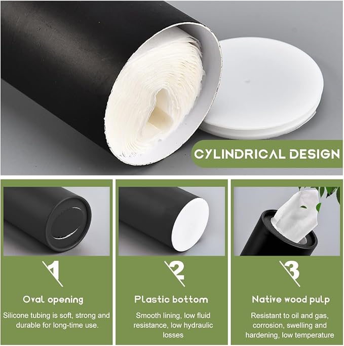 4 PCS Car Tissue Holder, Quick Convenient Refill Cylinder Facial Tissue Holder - Image 3