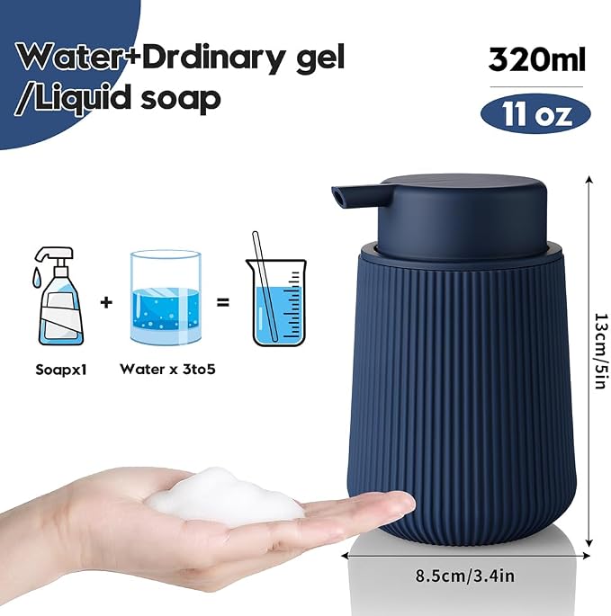 Striped Foaming Hand Soap Dispenser - Image 2
