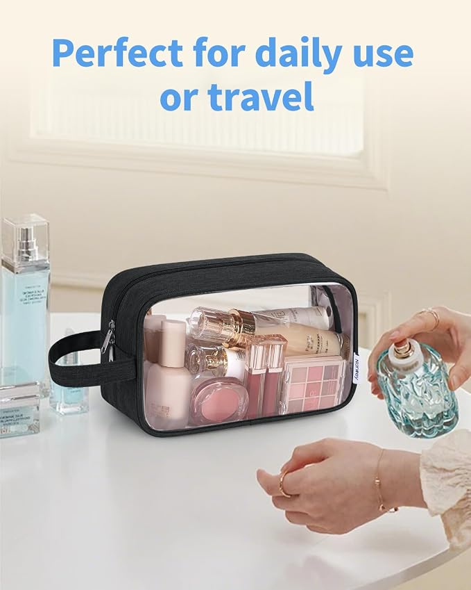 Narwey Travel Toiletry Bag for Women Traveling Dopp Kit Men Travel Bag for - Image 8