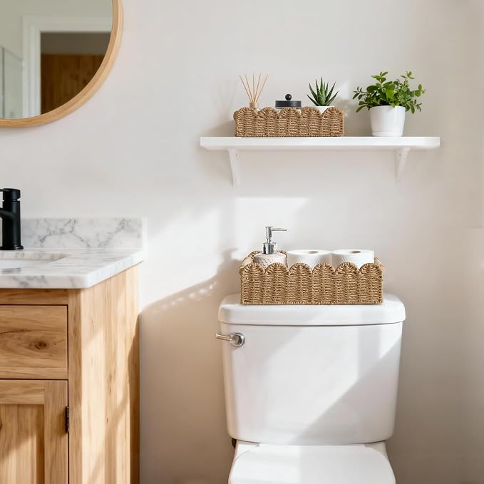 Dahey 2 Pcs Toilet Paper Storage Basket - Image 2