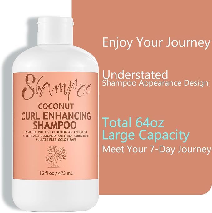 Empty Shampoo Bottles: 64oz in Total Leak-Proof - Image 2