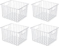 SANNO Freezer Baskets Freezer Wire Storage Basket, Organizer Food Storage Bin by SANNO