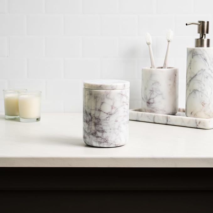 Cork & Mill Marble Bathroom Container - Image 4