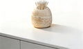 Travertine Match and Toothpick Holder Cute Beige Multi-Purpose Storage Jar by Unknown