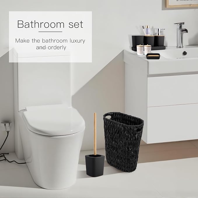 Black Bathroom Accessories Set - Image 8