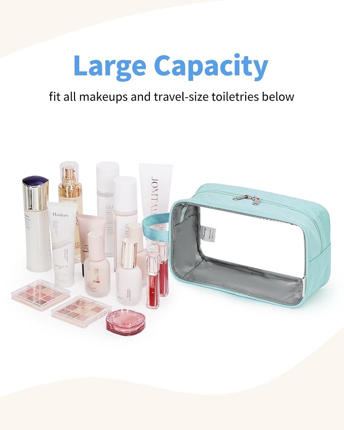 Narwey Travel Toiletry Bag for Women Traveling Dopp Kit Men Travel Bag for - Image 3