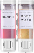 Shampoo and Conditioner Dispenser Bathroom Shower Soap Dispenser Wall Mounted by CaboDeseado