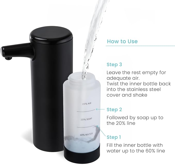 Home Zone Living Foaming Hand Soap Dispenser - Image 2