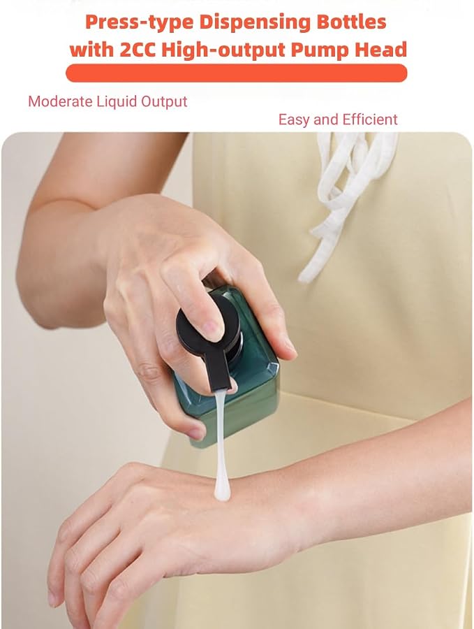 Shampoo and Conditioner Dispensers 25OZ Refillable Large Shower Bottles 2Pack - Image 5