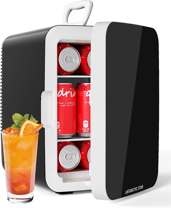 Antarctic Star Compact Mini Fridge, Portable Small Refrigerator by AntarcticStar