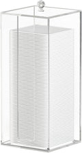 Acrylic Clean Pad Storage Box for Clean Skin Club, Cotton Pad Dispenser by JHJFRAWY