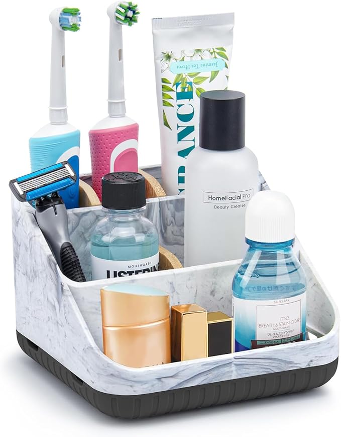 Chintu Toothbrush Holders for Bathroom Counter Organizer by Chintu