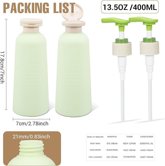13.4oz Travel Shampoo Bottle - Image 5