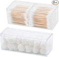 2 Pack Qtip Holder Dispenser by GOXITAX