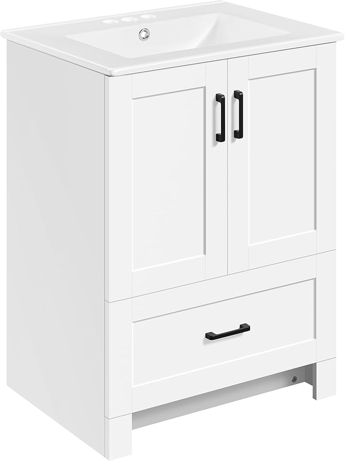 Yaheetech 24.5" Modern Bathroom Vanity - Image 3