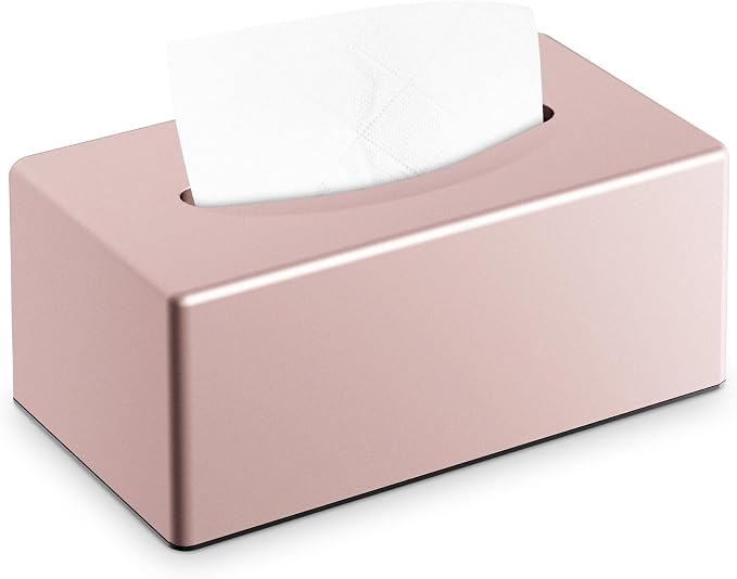 Tissue Box Cover, Rectangular Facial Tissue Holder by MoreTidierAndMoreFortunate