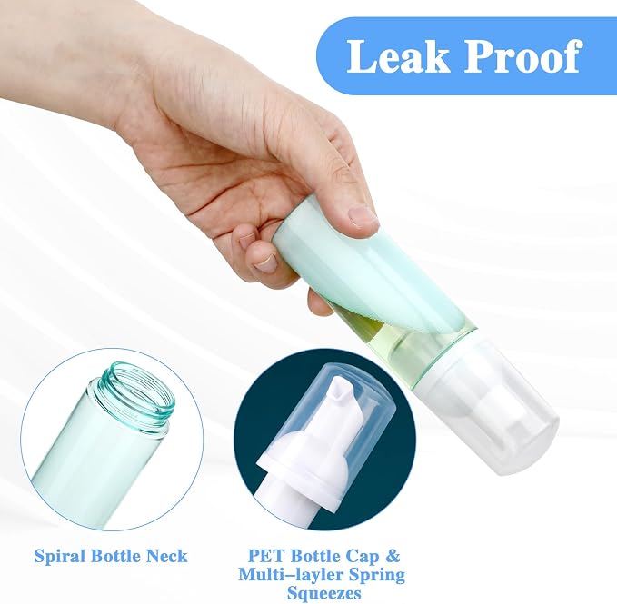 2 Pack Foam Pump Bottle Travel 60 ml/2 oz Small Size Mousse Foam Soap Dispenser - Image 5