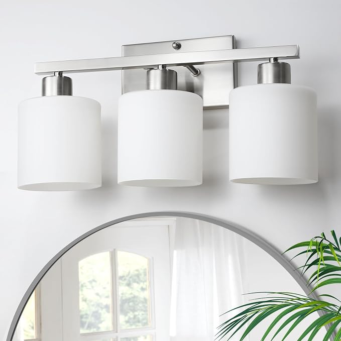CANMEIJIA 3-Light Bathroom Vanity Light Fixtures by CANMEIJIALighting