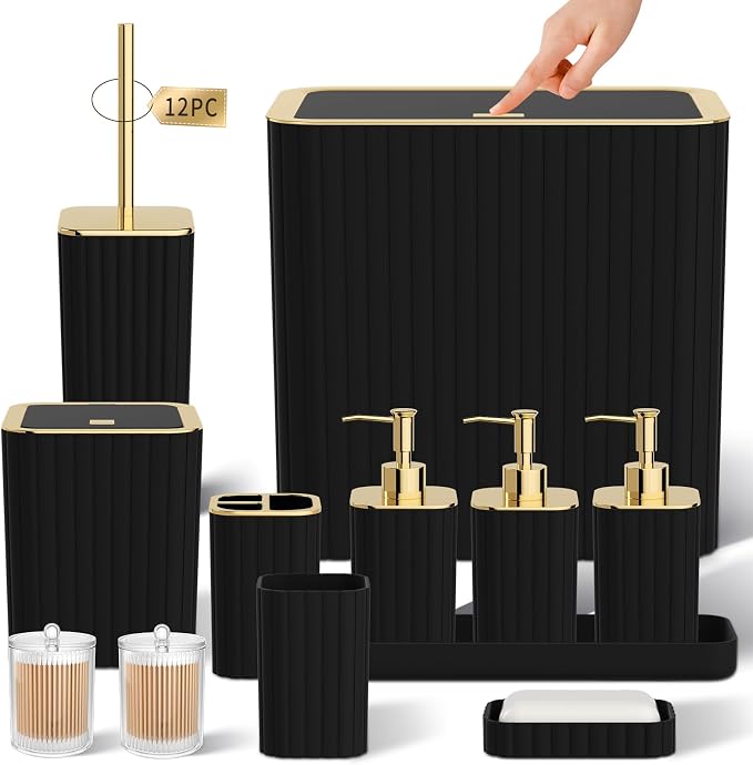 Bathroom Accessory Set by LetUsMakeHomeYourFavoriteDestination