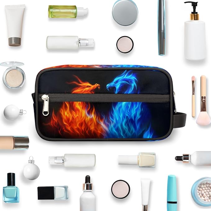 Abstract Fire Dragon Kids Toiletry Bag - Image 5
