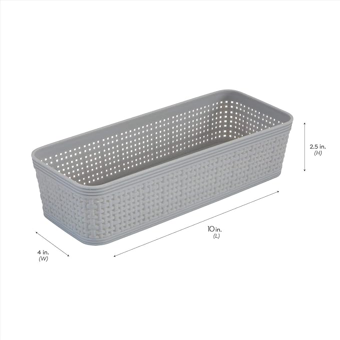Simplify 10 Piece Organizing Set | Multiple Size Bins | Multipurpose | Office | - Image 7