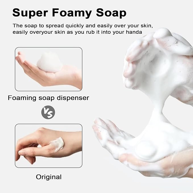 Foam Pump Bottle 1.7oz 2Pcs Foaming Soap Dispenser 50ml Foaming Spray Bottle - Image 6