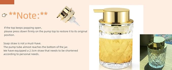 Glass Foaming Soap Dispenser Refillable Foaming Hand Soap Dispenser - Image 8