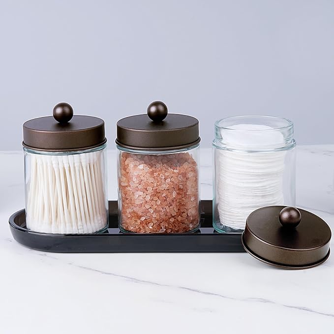 SheeChung 3-Pack Glass Apothecary Jars - Image 4
