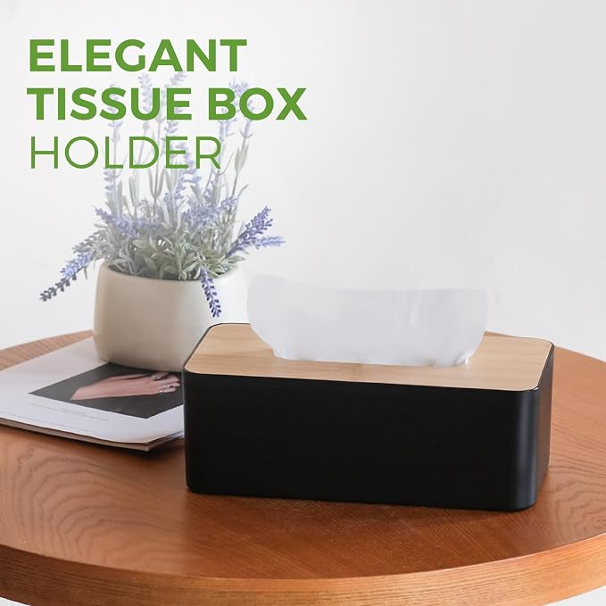 Tissue Box Cover, Rectangle Tissue Box Holder - Image 8