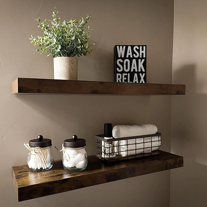 TIEYIPIN Farmhouse Small Metal Wire Storage Basket Bin, Rustic Home Storage - Image 4
