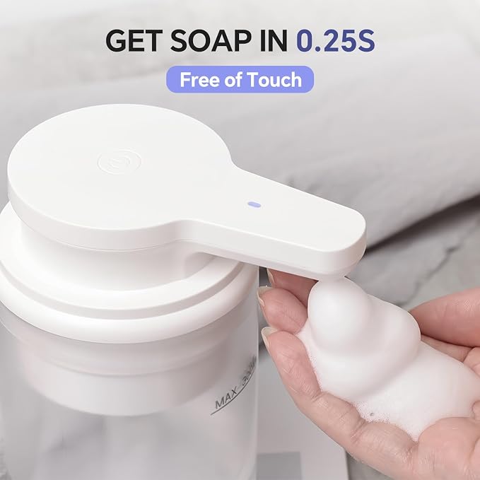 Automatic Soap Dispenser Touchless, Rechargeable Foam Hand Soap Dispenser - Image 2