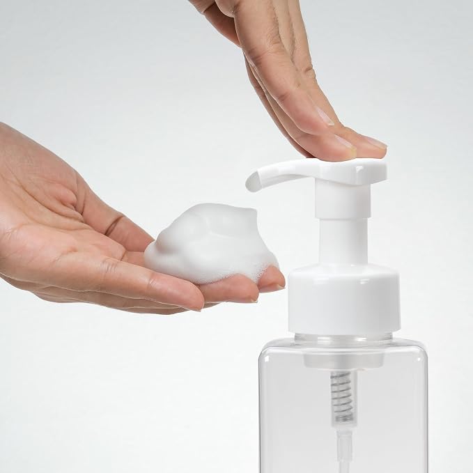 Ginger Lily Farms Foaming Soap Dispenser, Refillable Plastic Pump Bottles - Image 4
